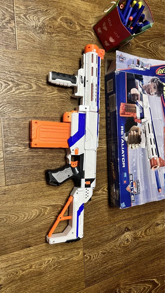 Nerf retaliator бластер трансформер