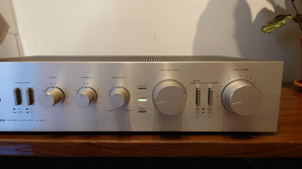 Pioneer SA420 wzmacniacz stereo, vintage lata 80te