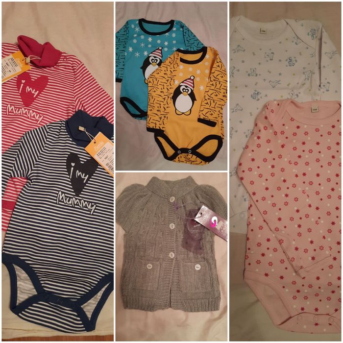 Бодіки, чоловічки нові та бу Картерс