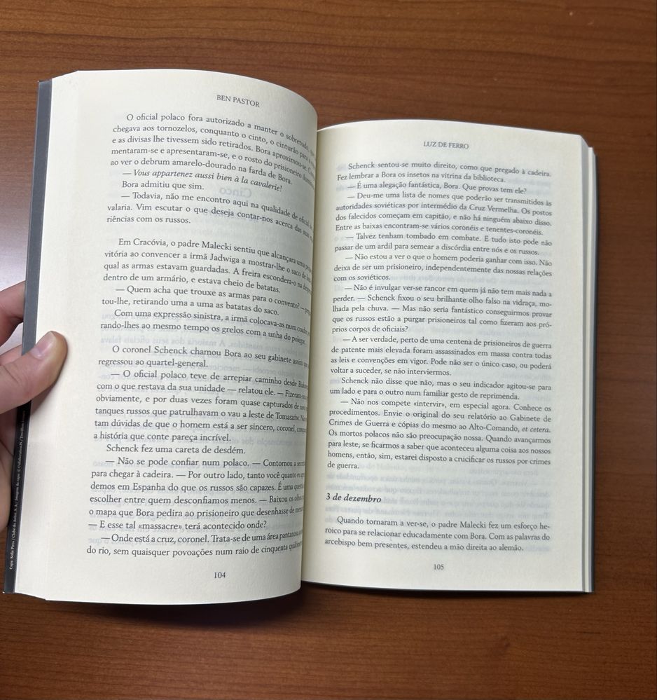 Livros Luz de Ferro e Céu de Chumbo de Ben Pastor