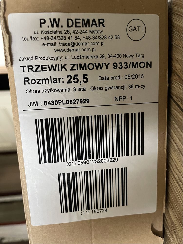 Trzewiki zimowe 933/MON wojskowe