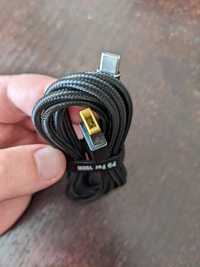 Кабель-зарядка USB+PIN на type-c для thinkpad. 1.8м