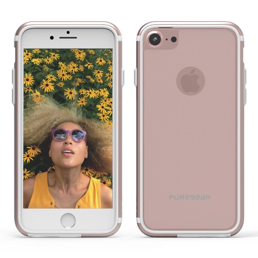 Etui PureGear do iPhone 6/6s/7 GlassBak 360 Rose Gold