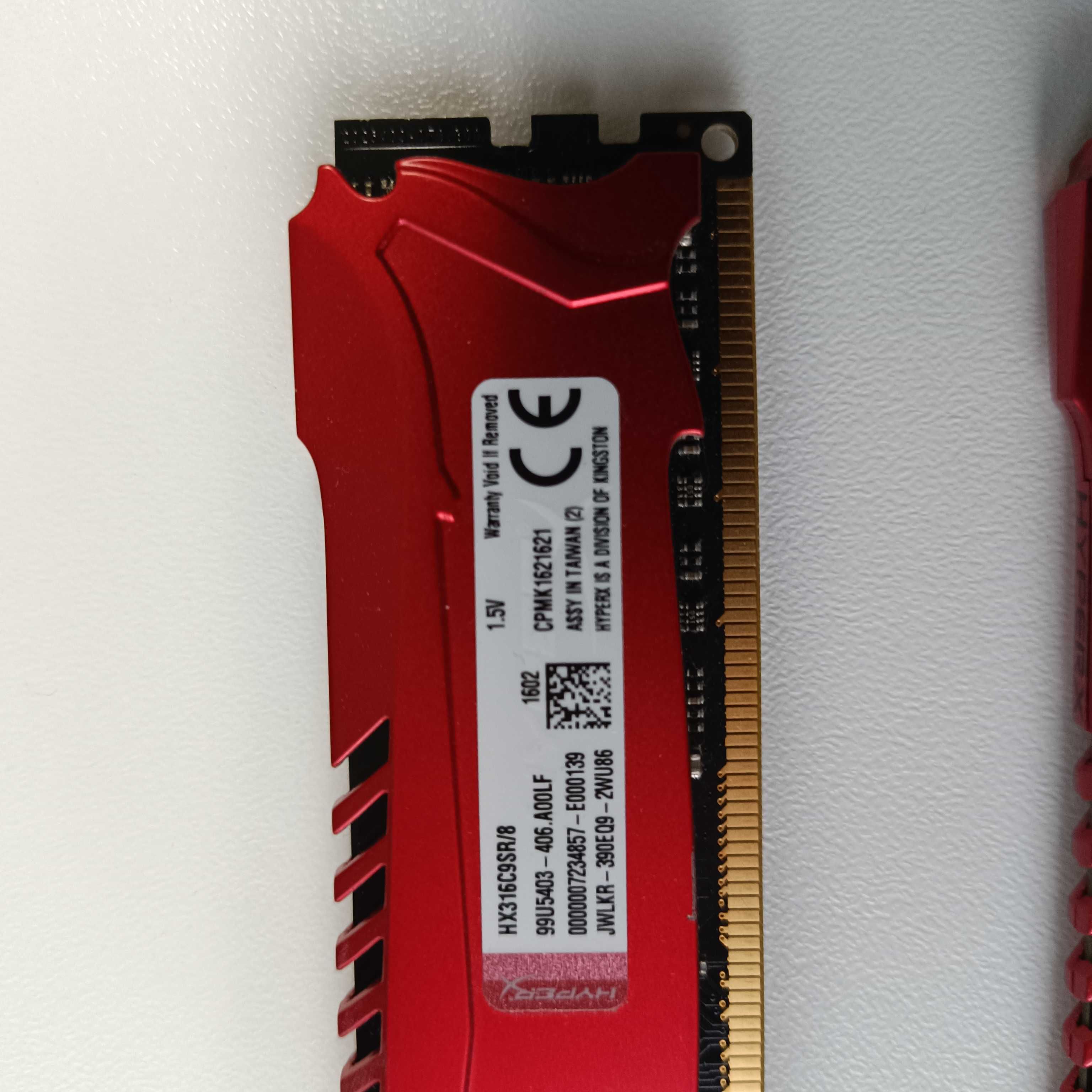 Pamięć RAM HyperX Fury DDR3 8GB 1600MHz CL10 HX316C10FR/8