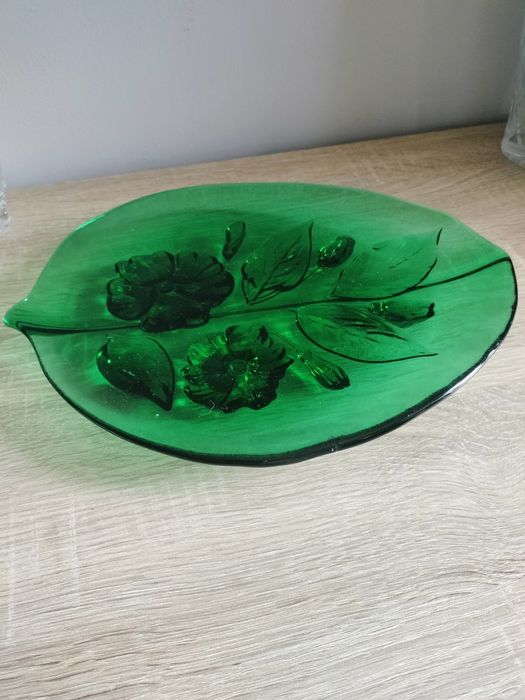 Patera z grubego szkła