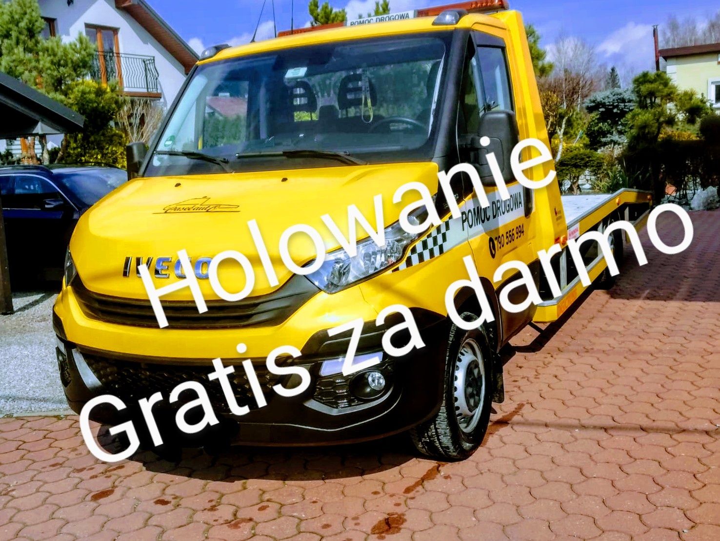 Pomoc drogowa auto laweta za darmo gratis auto zastepcze