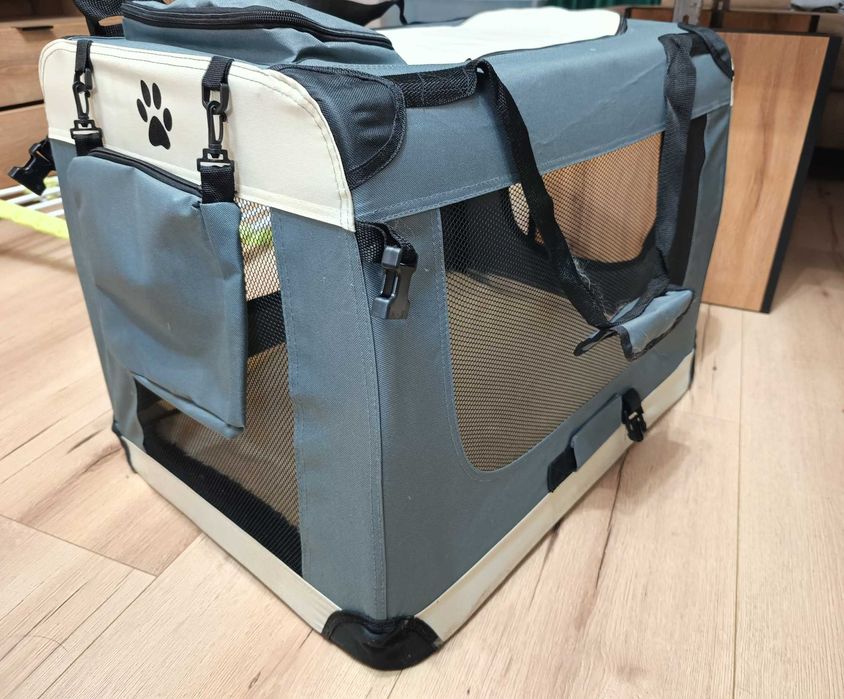 Duży transporter kojec klatka dla psa kota 70 cm