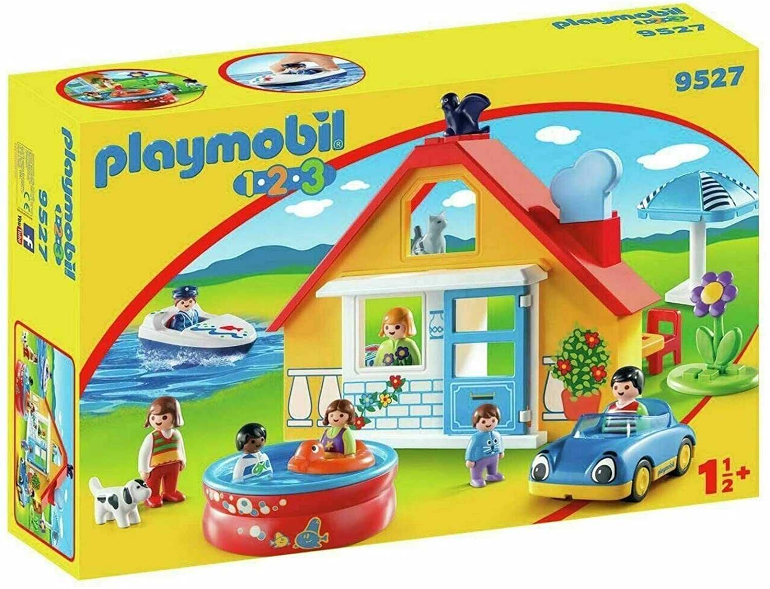 Playmobil 1.2.3 9527 Wakacyjny Domek * Mega zestaw dla malucha * NOWY