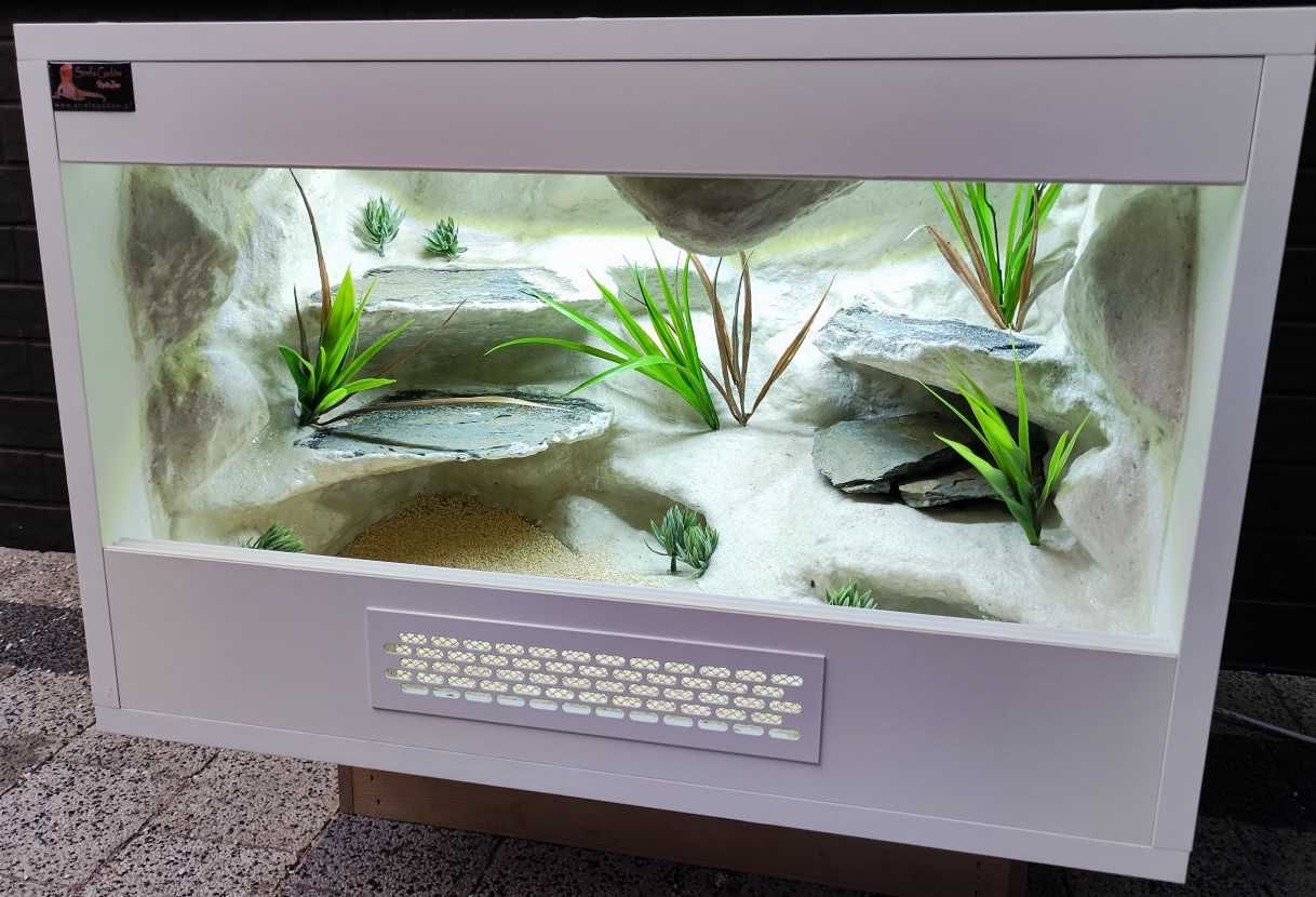 Terrarium pustynne nr543 60/40/40 dla gekona lamparciego NA ZAMÓWIENIE