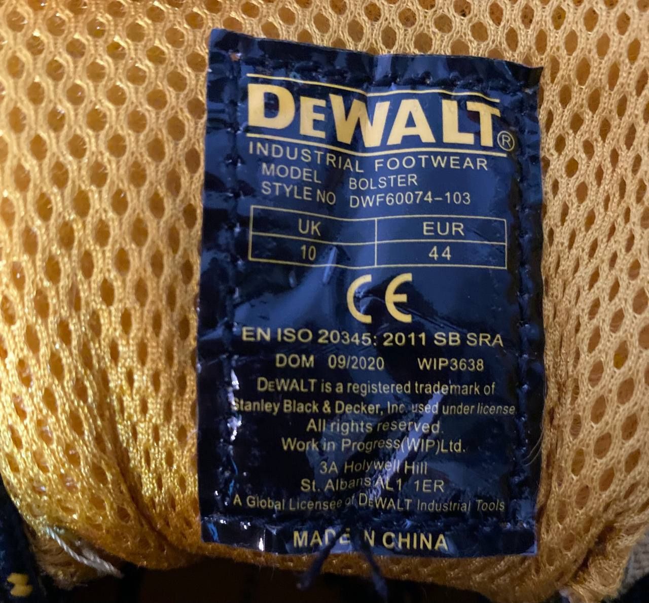 Ботінки Dewalt, черевики девольт, 44 розмір, взуття Dewalt