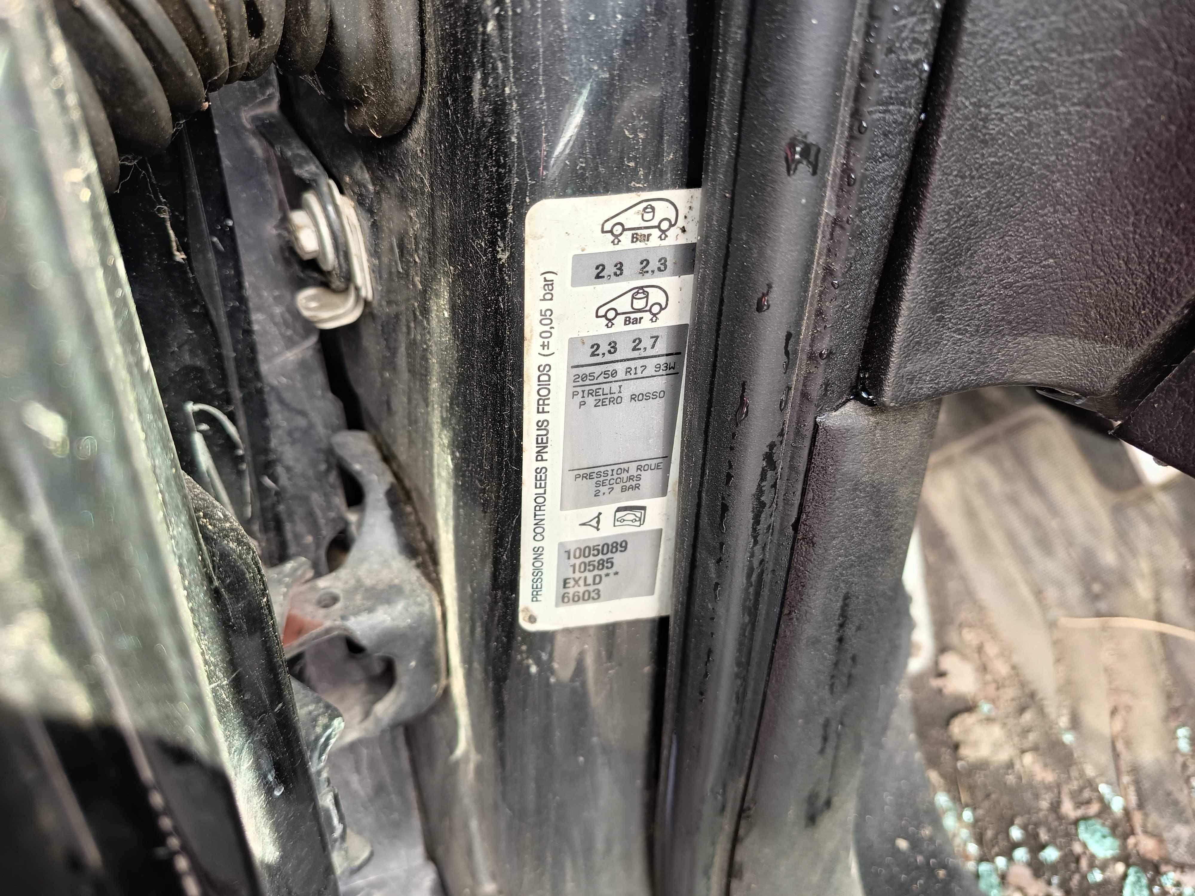 Peugeot 307 CC EXLD błotnik przedni FV transport/dostawa