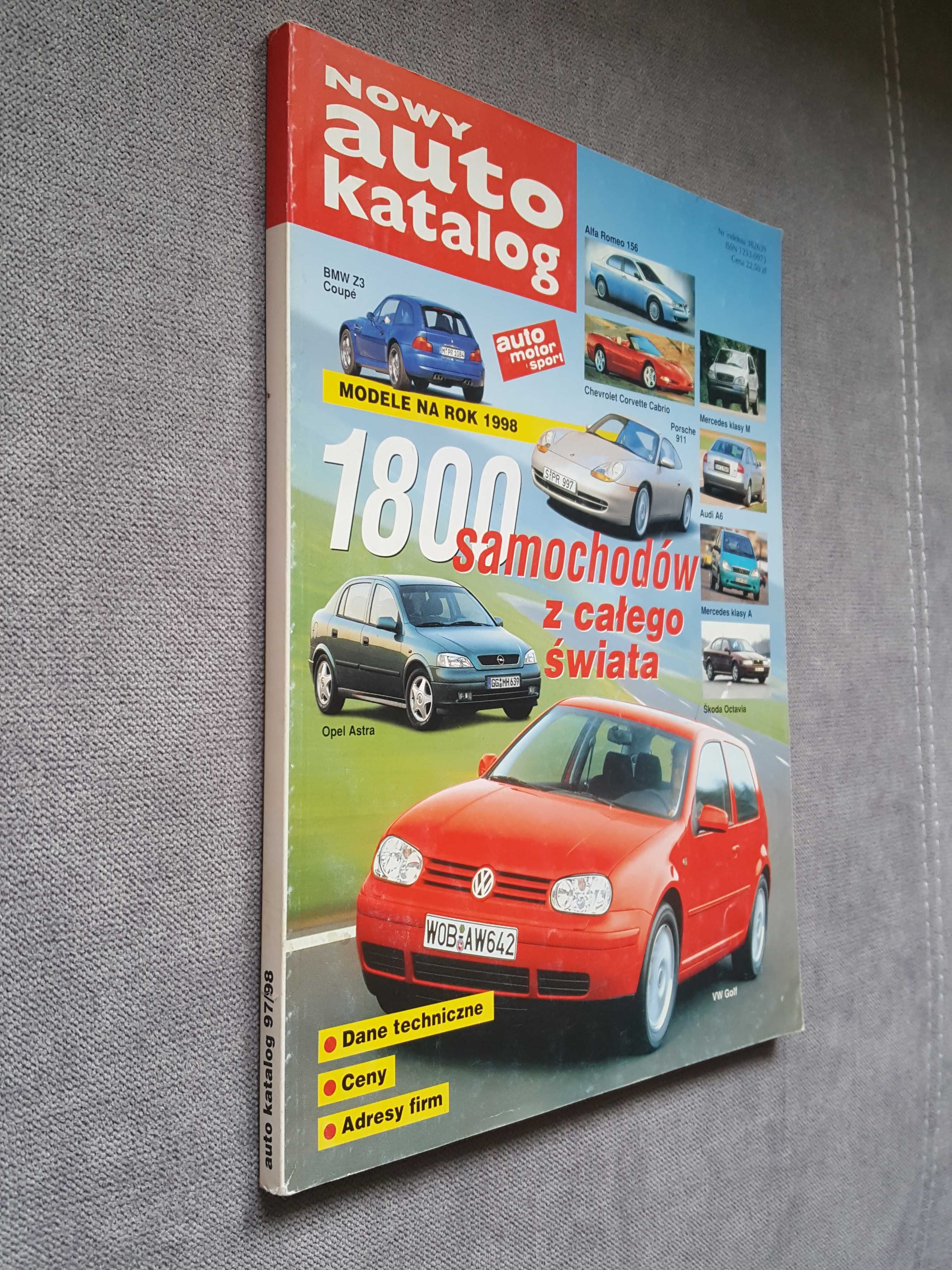 Nowy Auto Katalog 1998 - Samochody Świata