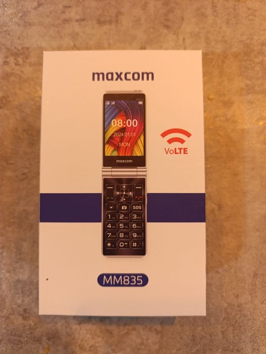 Telefon Maxcom MM835 nowy czarny