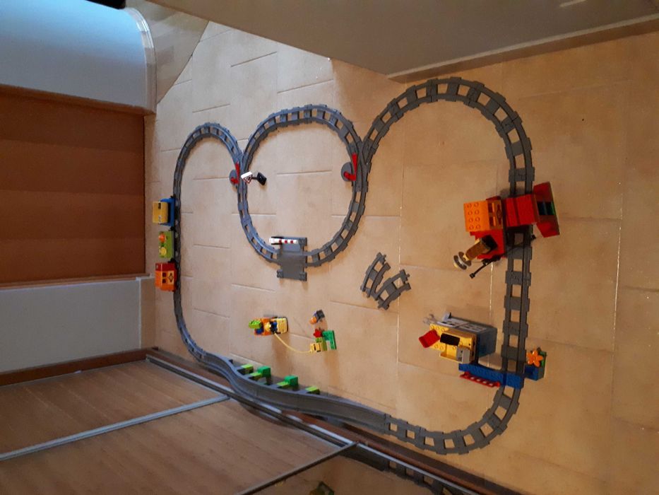 Lego duplo pociąg towarowy deluxe nr 10508 wraz z extra torami nr10506