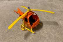 Strażak strazak fireman sam helikopter ratunkowy samolot zabawki
