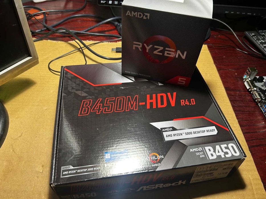 Płyta MSI /Procesor Ryzen5/ 32 GB Ram DDR4/ DyskNvmePCI/Nowe/Gwarancja