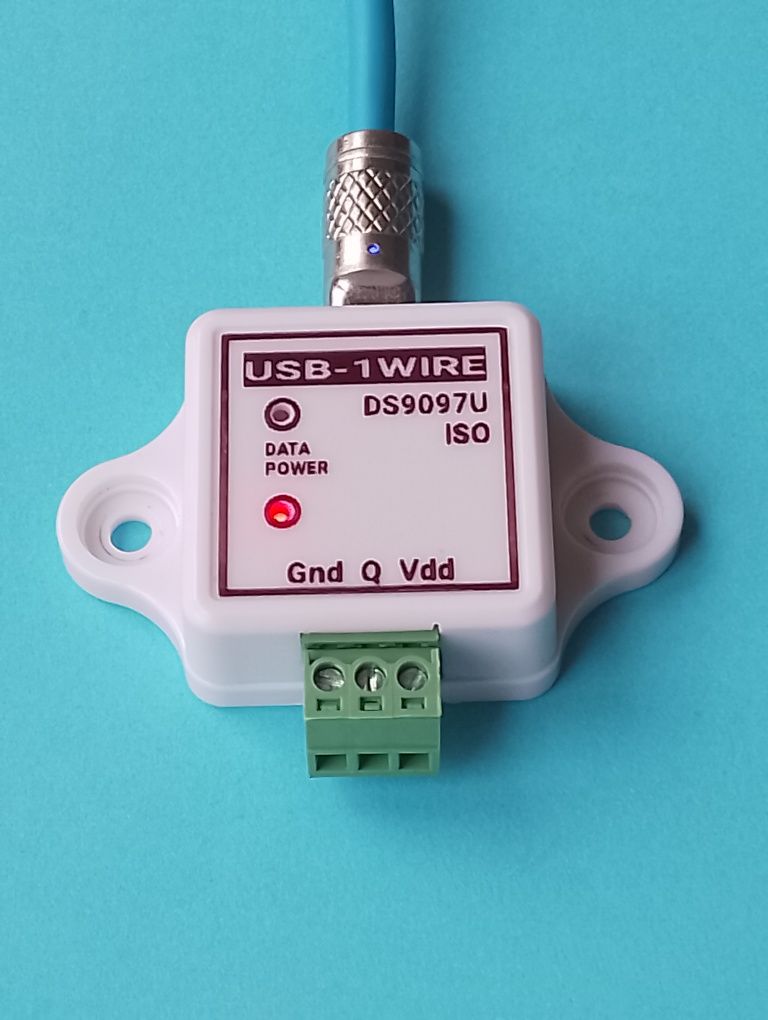 Адаптер USB-1WIRE с гальванической развязкой (DS9097U)