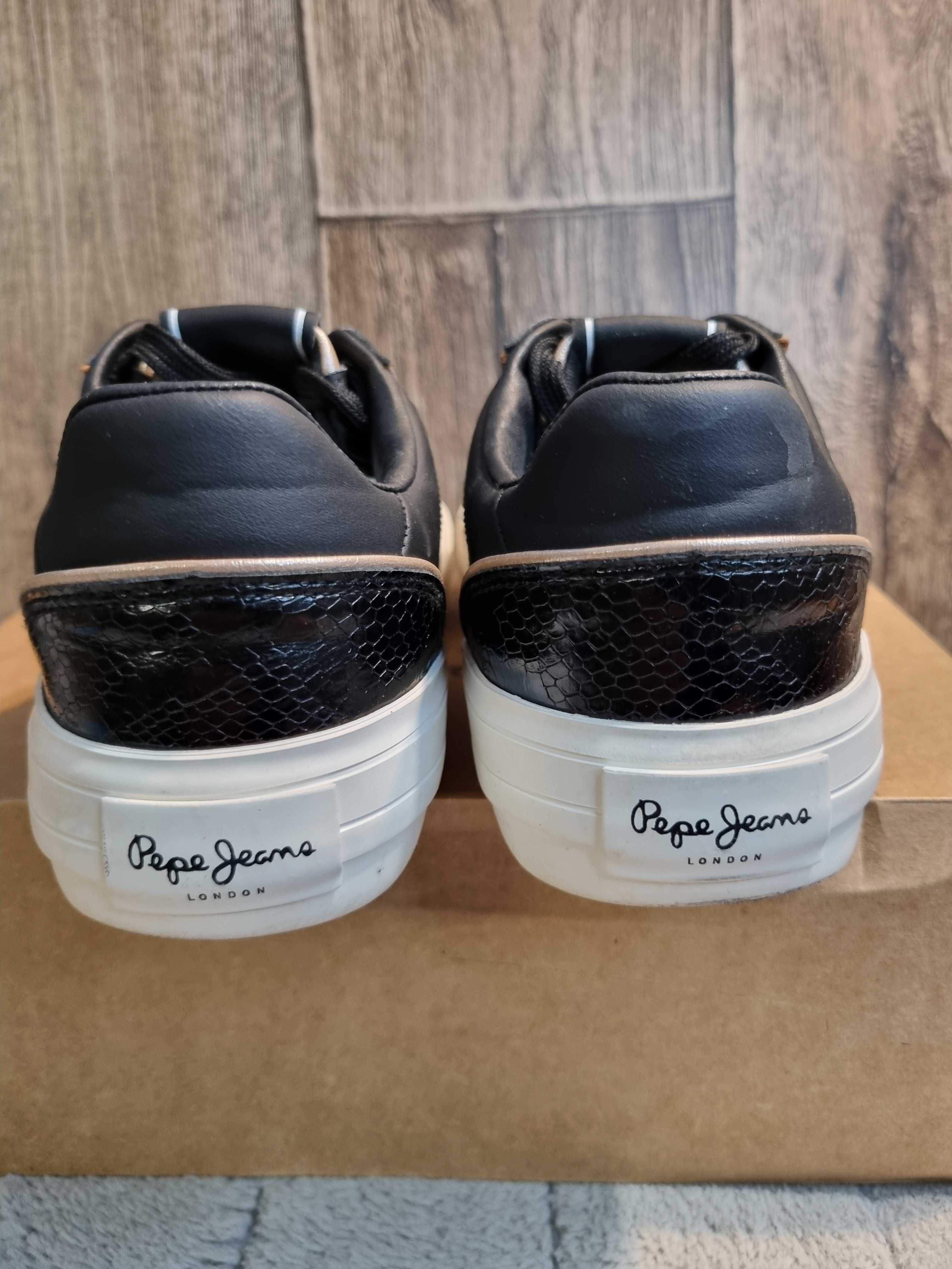 Czarne sneakersy Pepe Jeans Allen Twin, 39