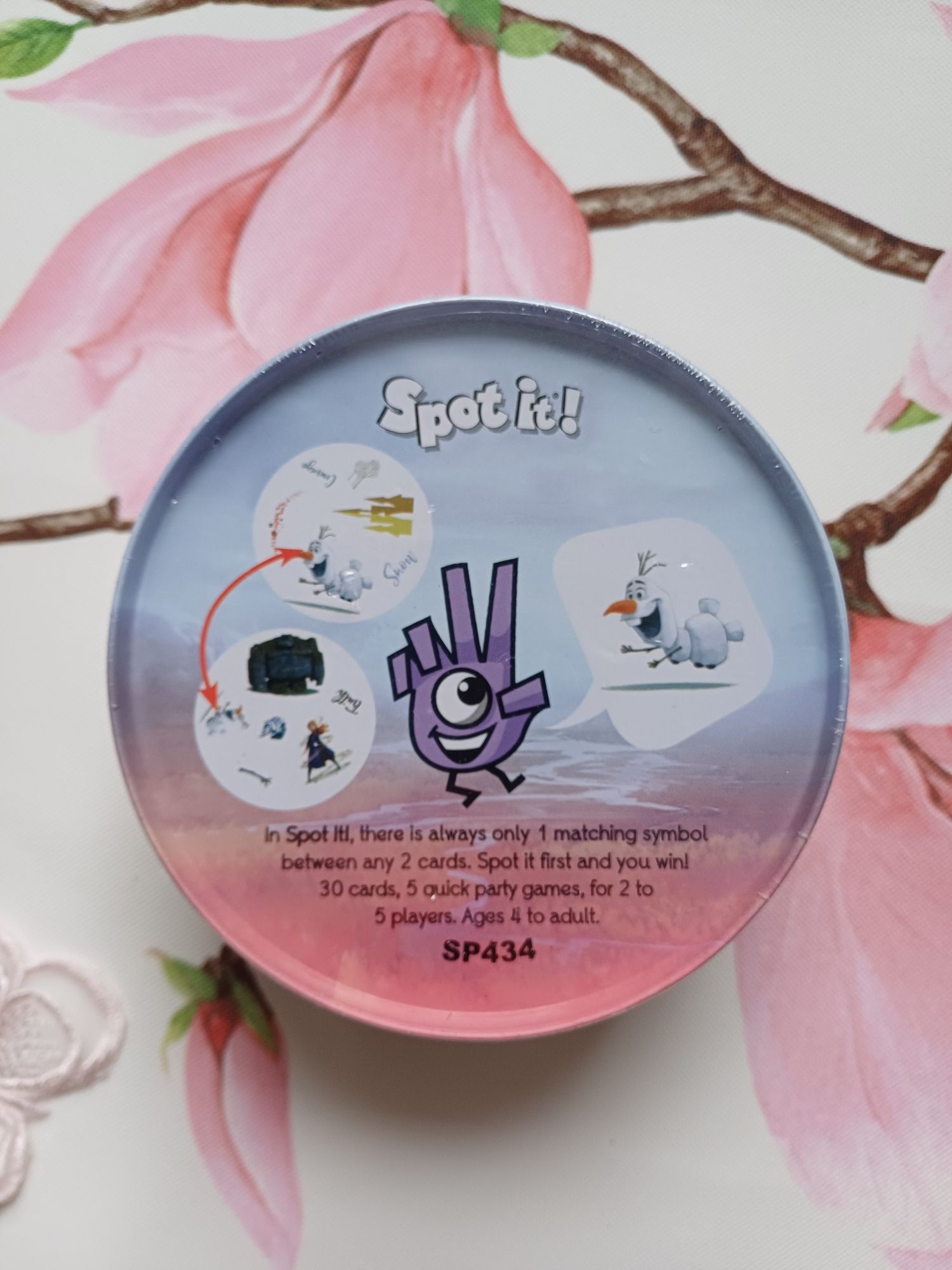 Gra Dobble, Kraina Lodu, Frozen w metalowym pudełku