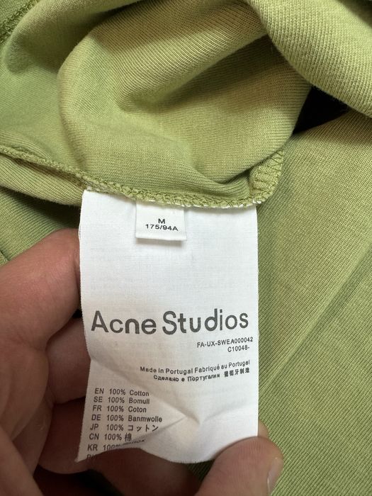 Лонгслів Acne Studios Green Oversized М L ERD vetements
