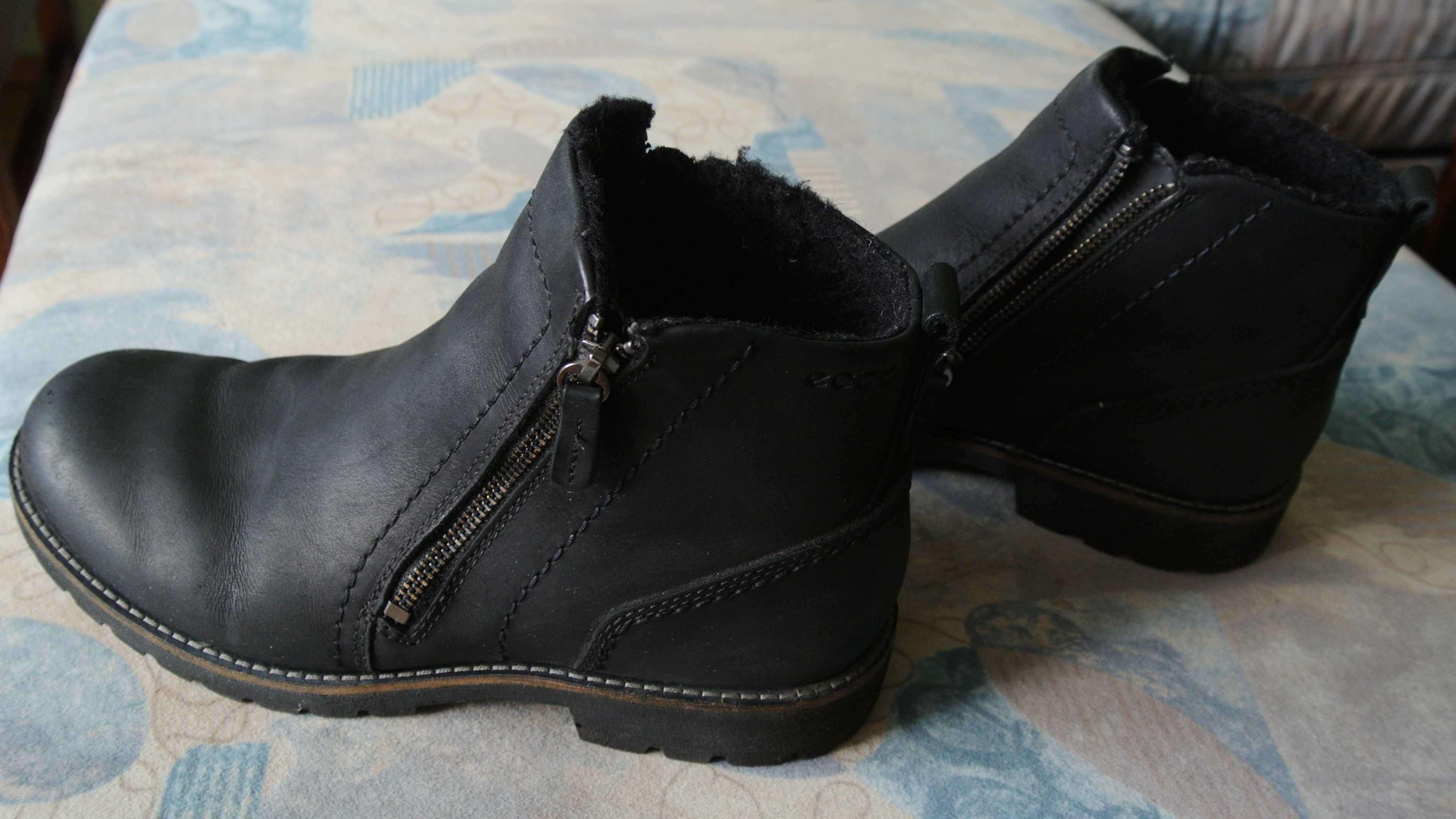 Buty  Ecco super skora na zamek roz 41 dl wk 27,5 cm nowe