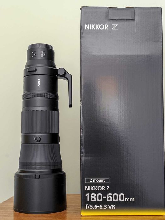 Nikon Nikkor Z 180-600 f/5.6-6.3 VR Gwarancja, Jak nowy