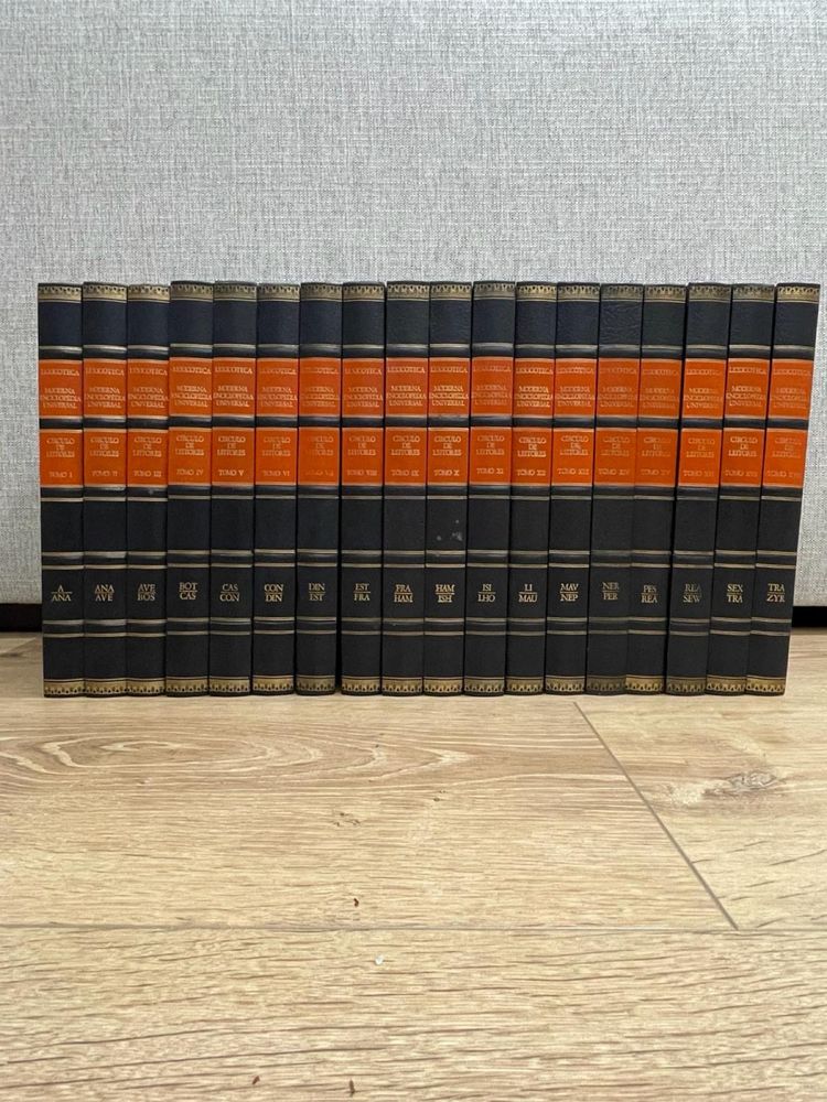Moderna enciclopedia univesal 18 volumes Lexicoteca