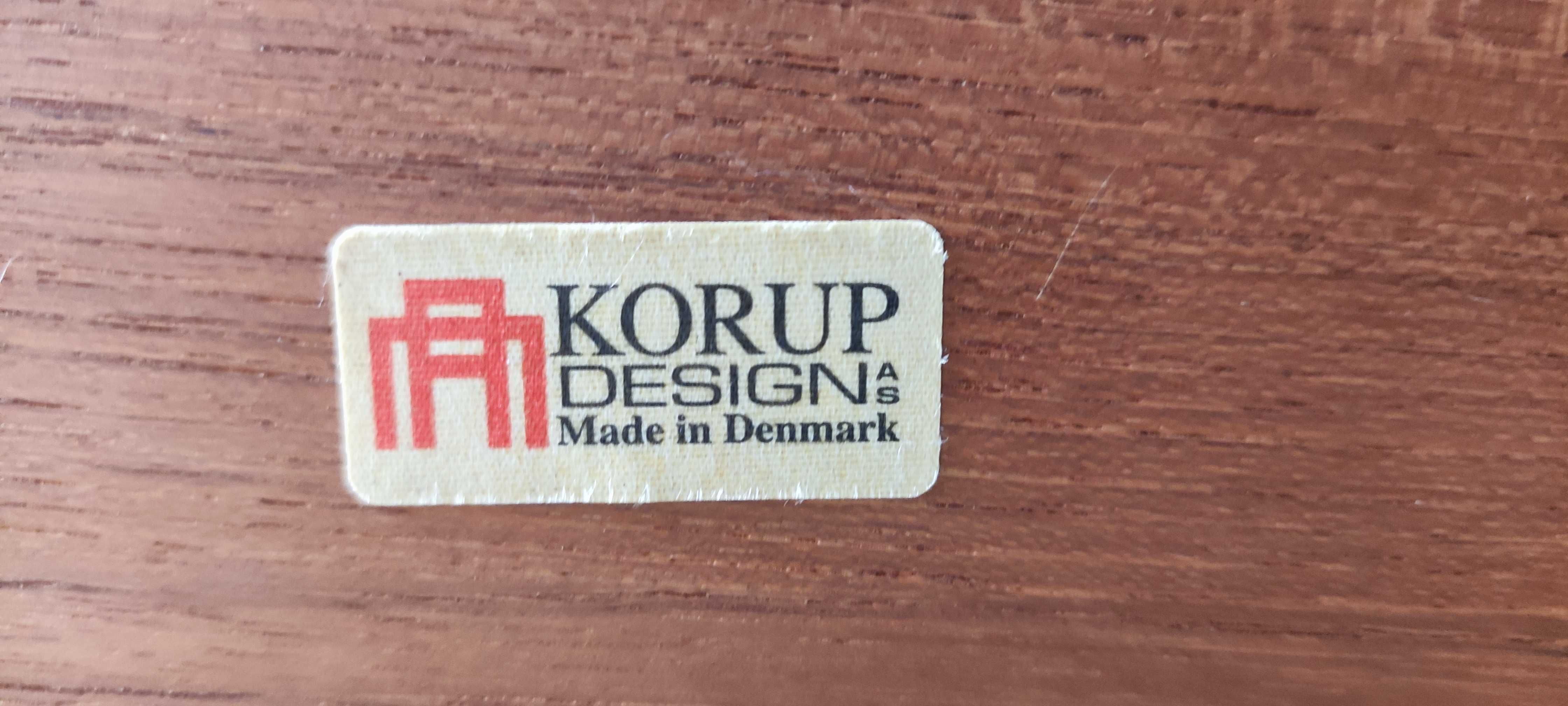 Duńska ławka tekowa Korup Design,lata 70
