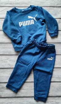 Niebieski dres Puma 86 bluza i spodnie