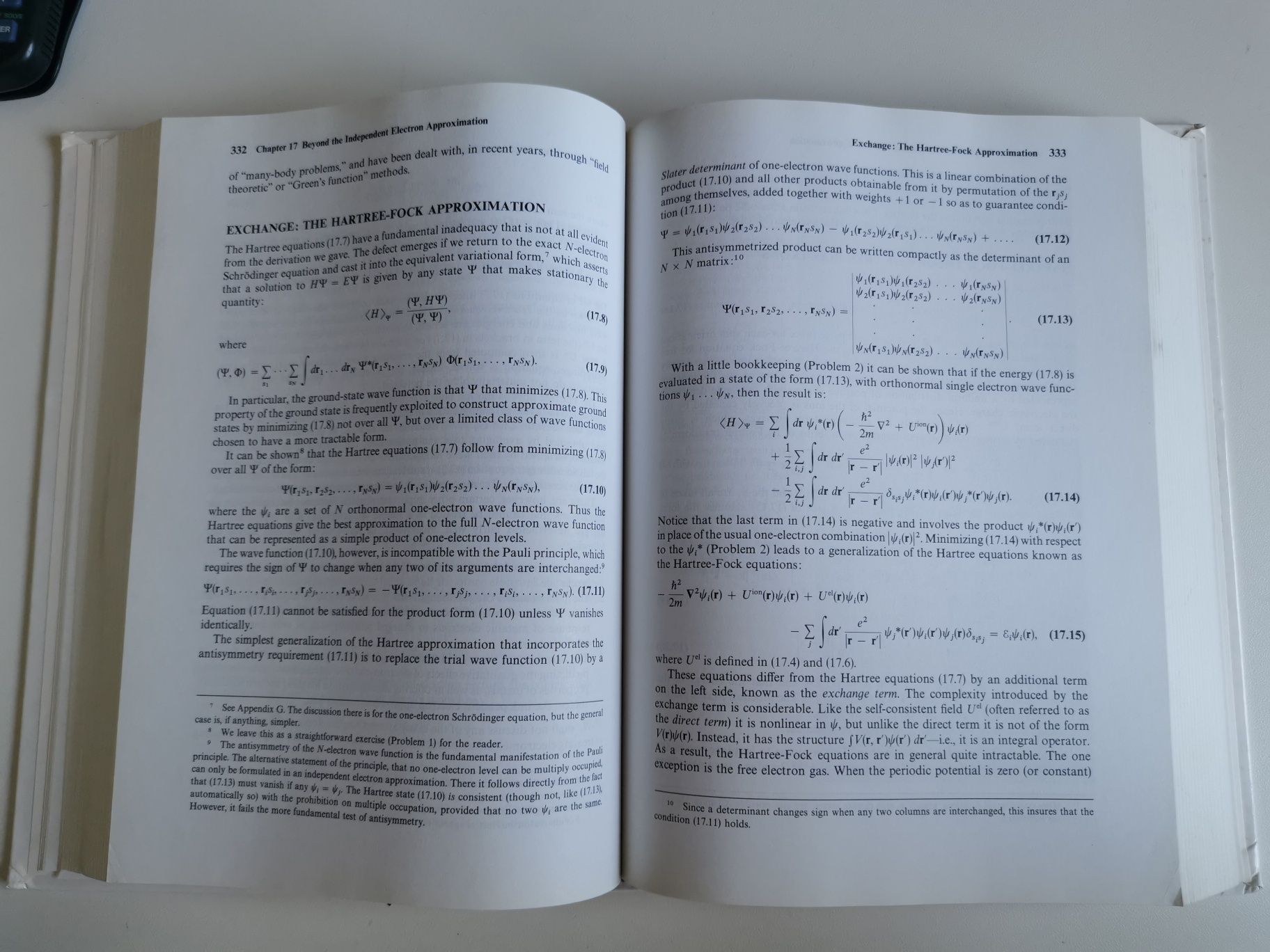 Solid state physics Ashcroft Mermin