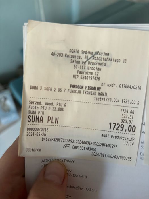 Sofa 2 osobowa Domo 2 agata meble