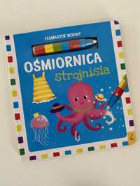Nowa kolorowanka książka Ośmiornica flamaster wodny