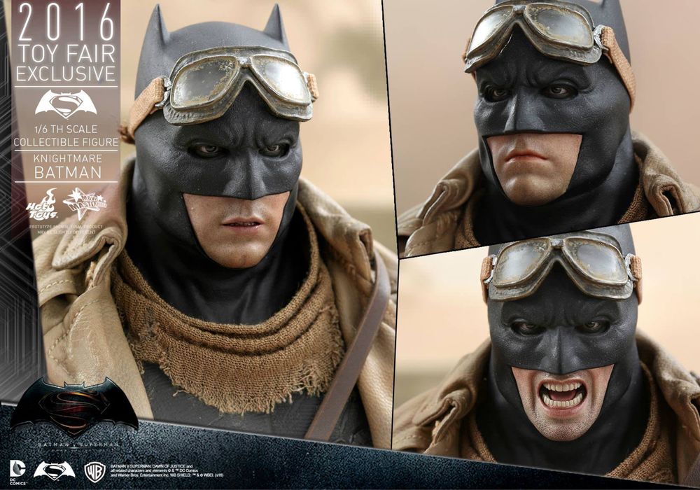 Фигурка 1/6 hot toys mms 372 BATMAN vs SUPERMAN KNIGHTMARE BATMAN