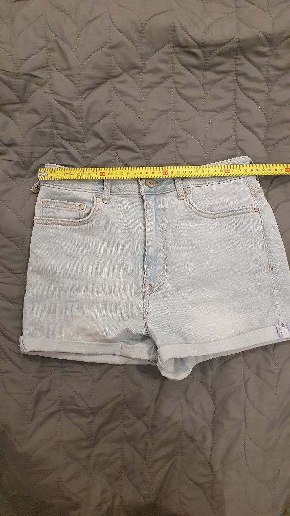 Szorty krótkie spodenki Forever 21 jasne jeansowe 38