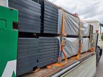 NOWE słupki ogrodzeniowe 60×40×2300 antracyt i czarne