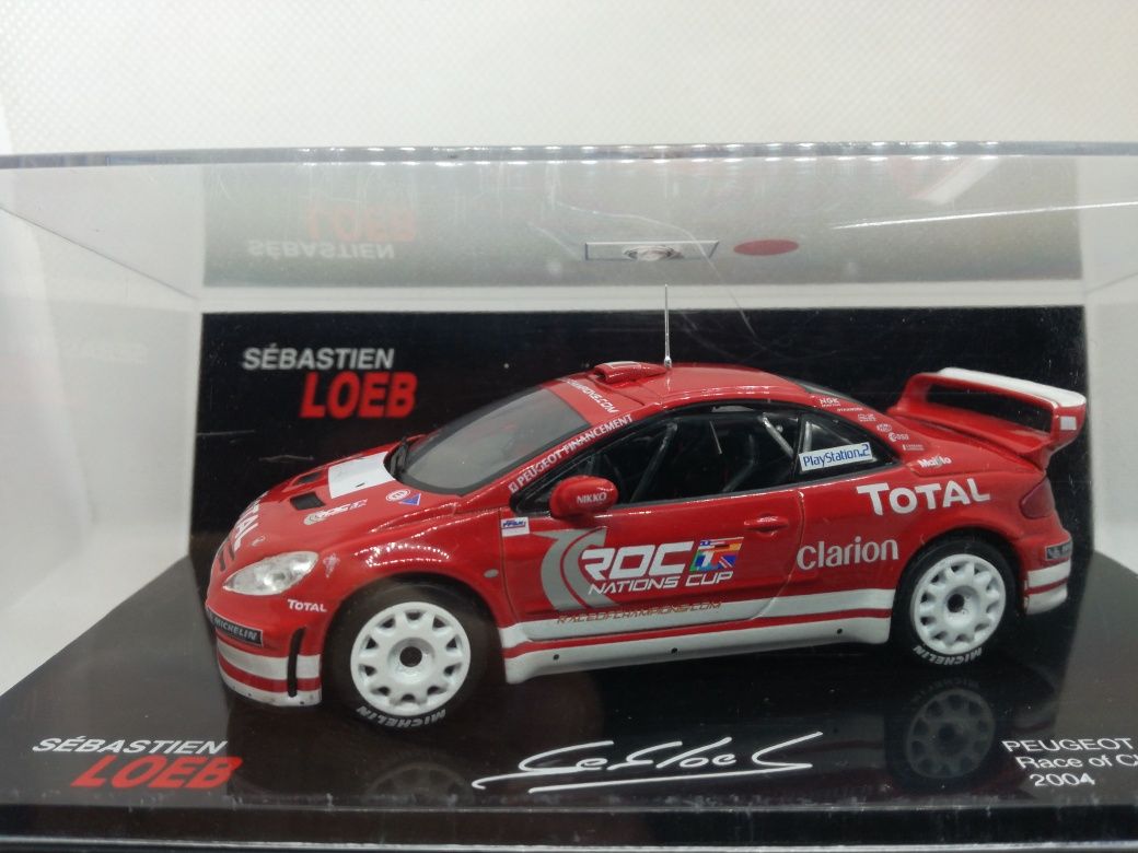 Miniatura 1/43 Peugeot 307 WRC Loeb RC 2004