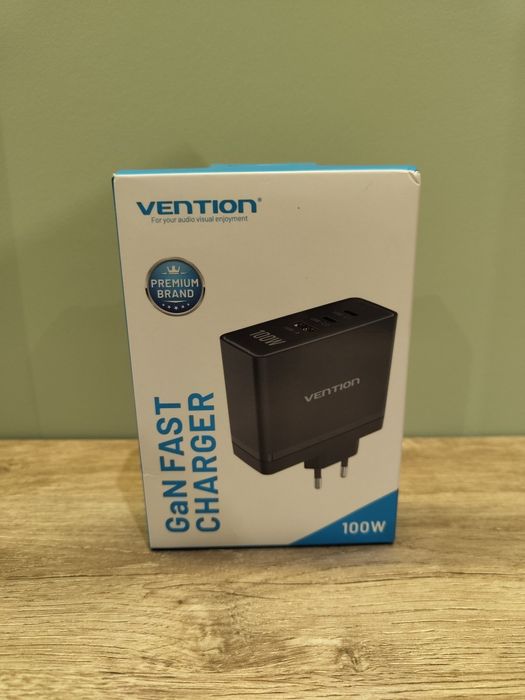 Зарядний пристрій GaN Vention 100W, USB Type С, А