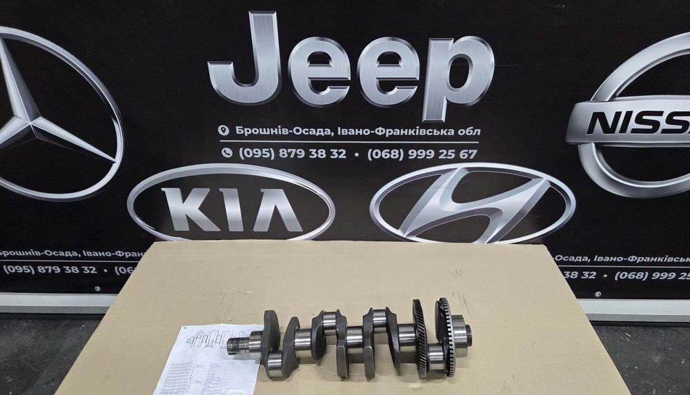 Колінвал колінчастий вал Jeep Cherokee KJ Крайслер Voyager 2.5 2.8 CRD