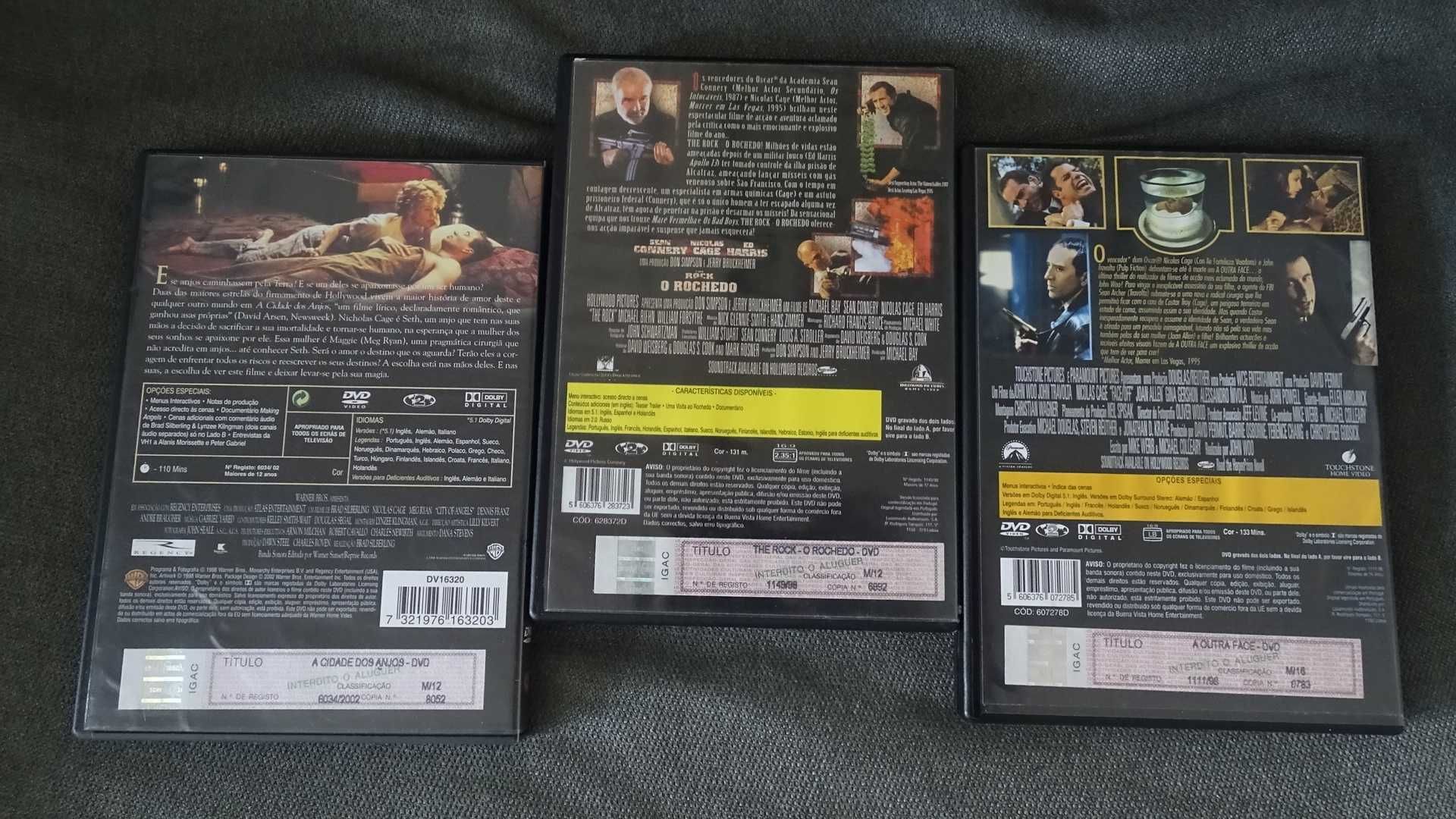 DVDs Nicolas Cage - Filmes Acção/Suspense