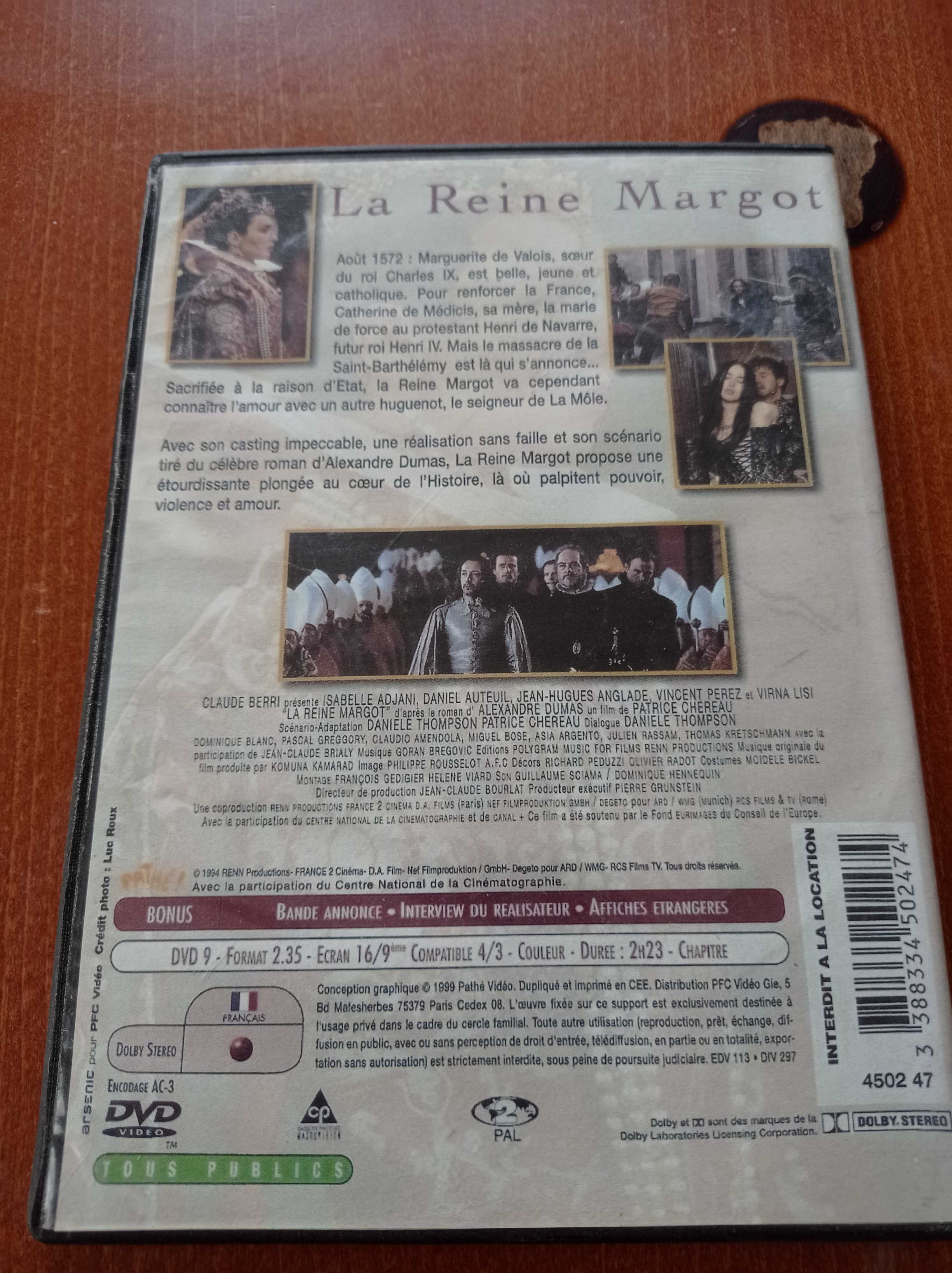 Królowa Margot - film DVD