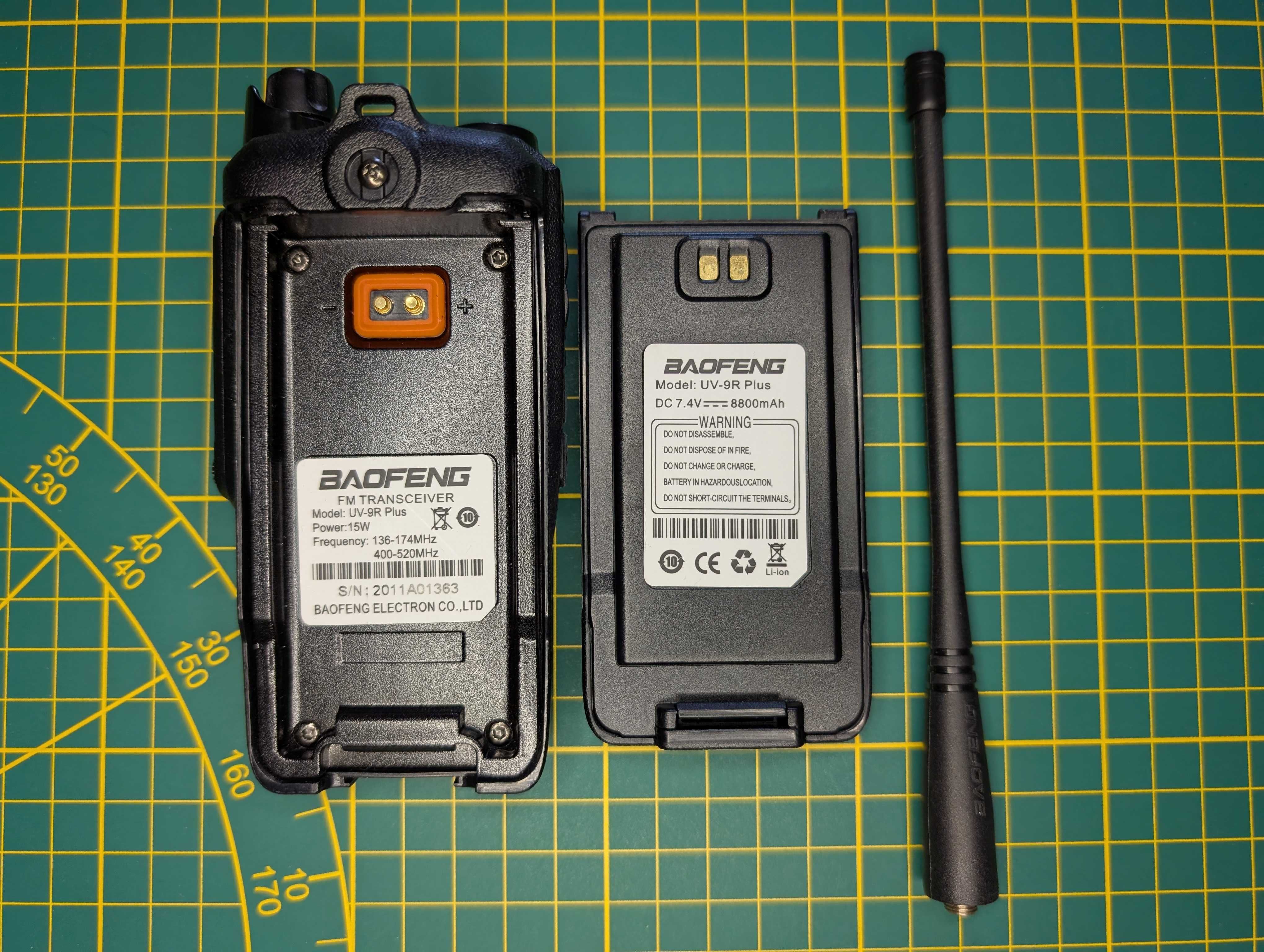 Zestaw2x radio Baofeng UV9R PLUS + BF-A58 krótkofalówka, walkie talkie