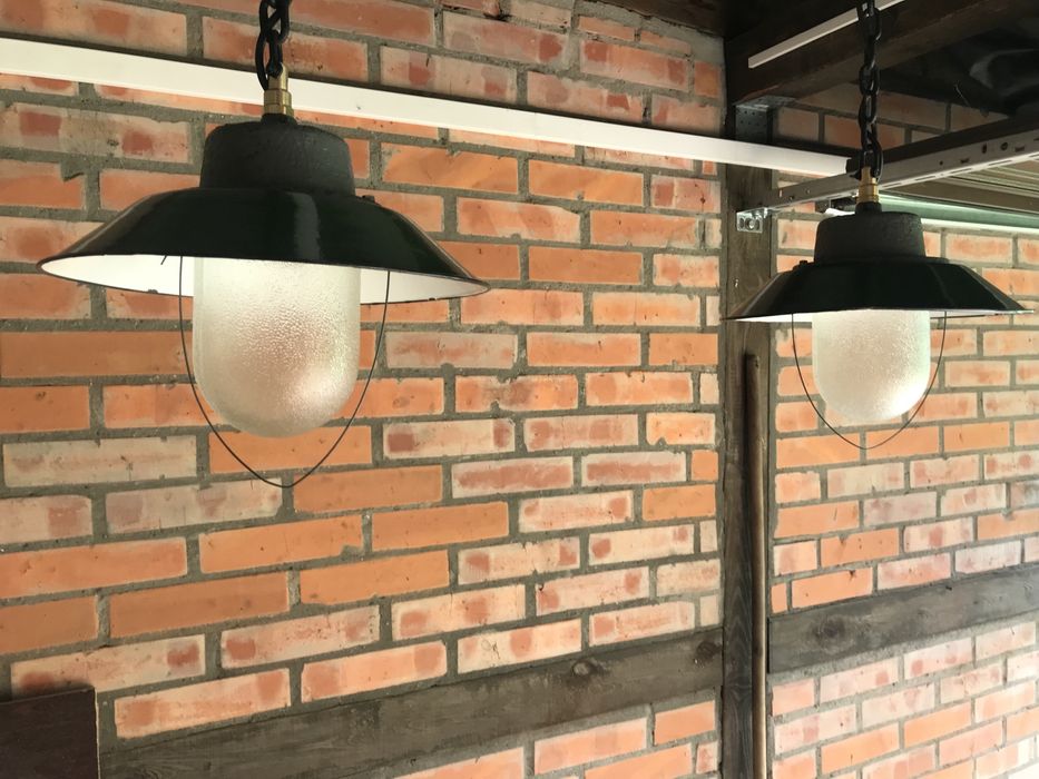 Stare lampy przemysłowe PRL