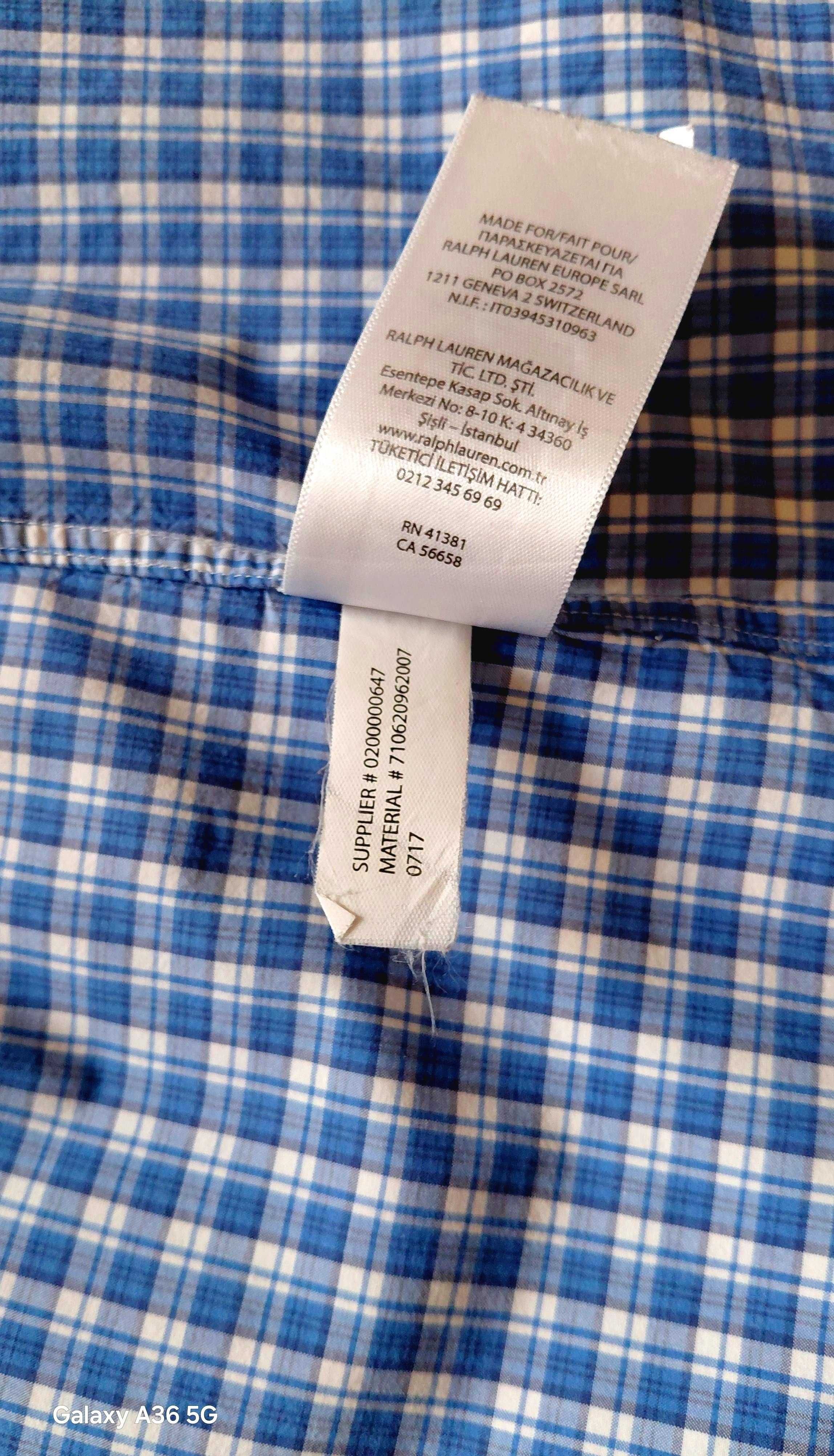 Męska śliczna koszula Ralph Lauren..