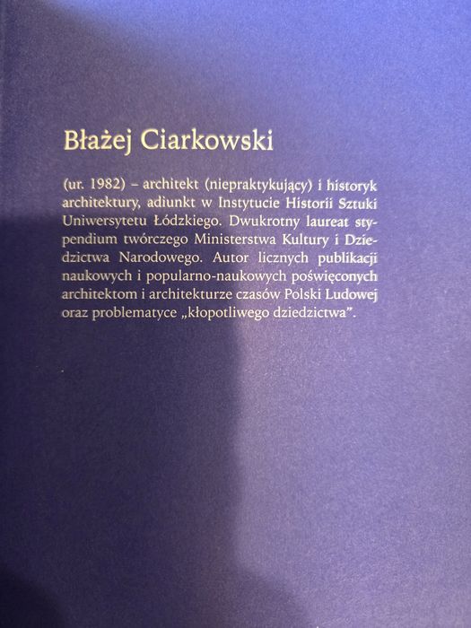 Łódź Ziemia Wymyślona Błażej Ciarkowski