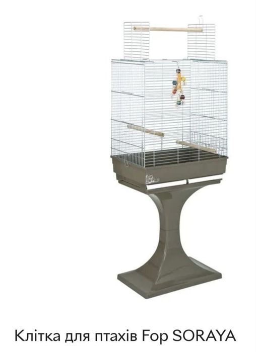 Б/у клетка для крупных попугаев
