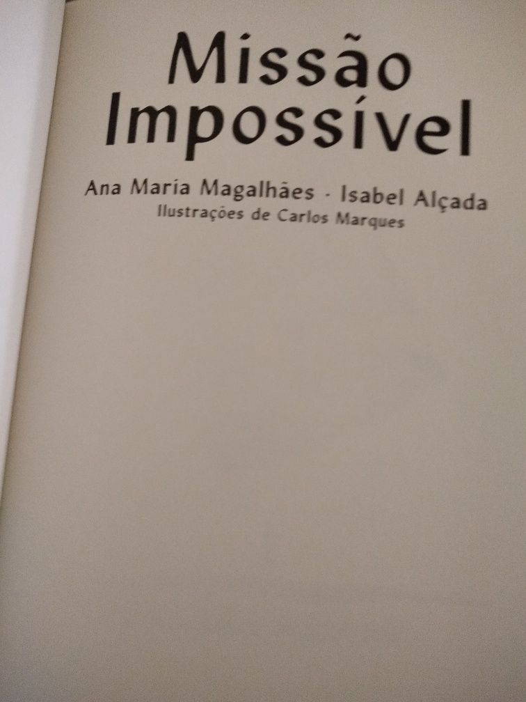 Livro novo : Missão impossível