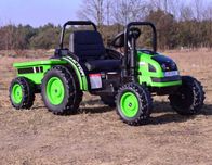 Autko MEGA TRAKTOR Z PRZYCZEPĄ na akumulator dla dzieci pojazd RC