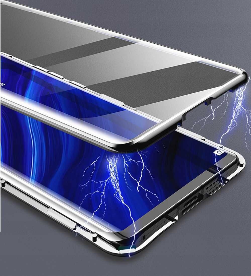 Etui 3w1 Magnetic GLASS 360° do Xiaomi Redmi Note 8T - Aluminium