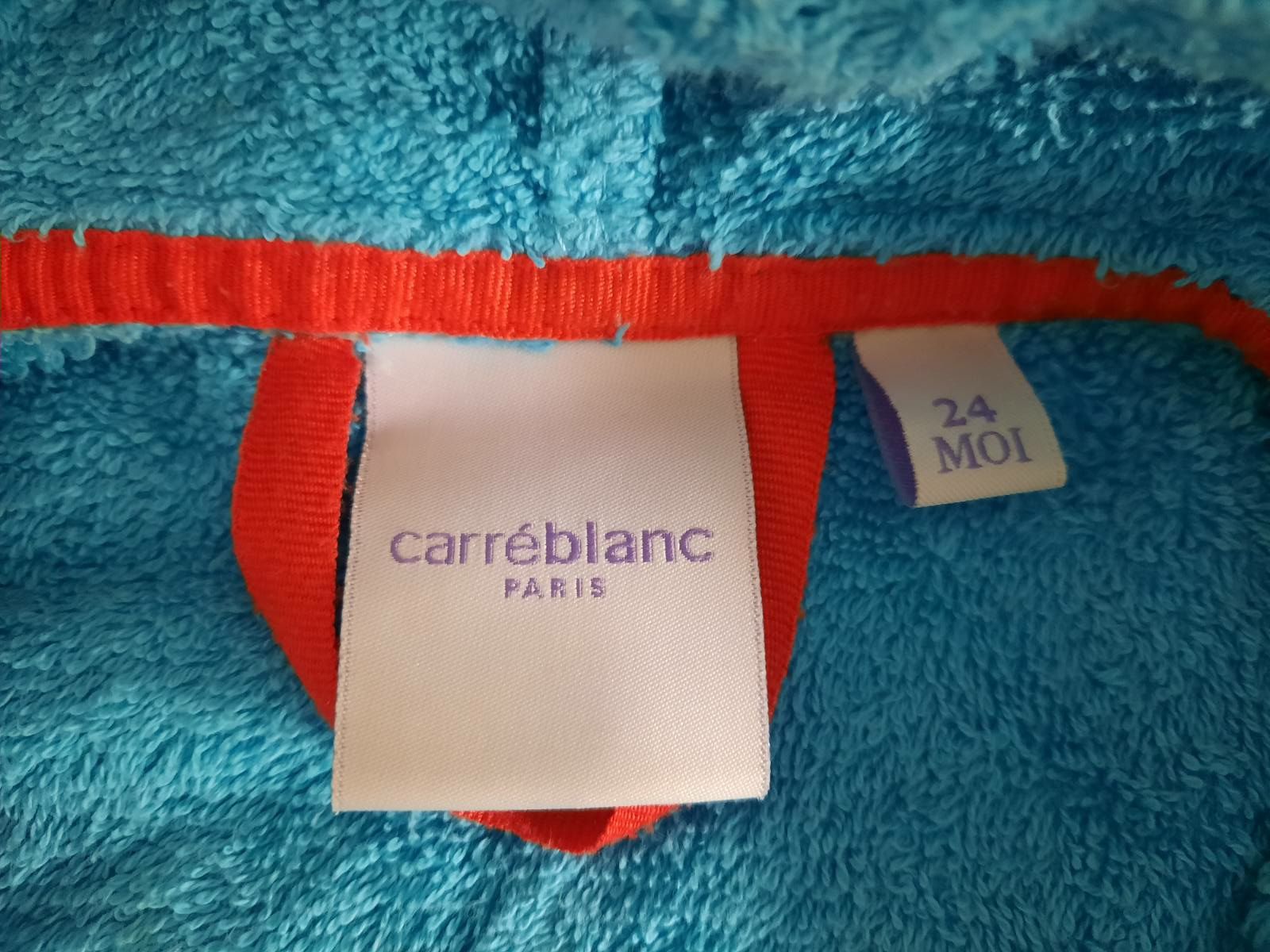 Детский махровый халат Carreblanc Париж Франция размер 24