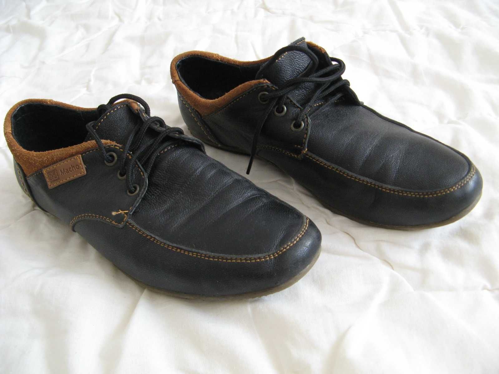 Стильные кожаные туфли мокасины для мальчика Macho 36р